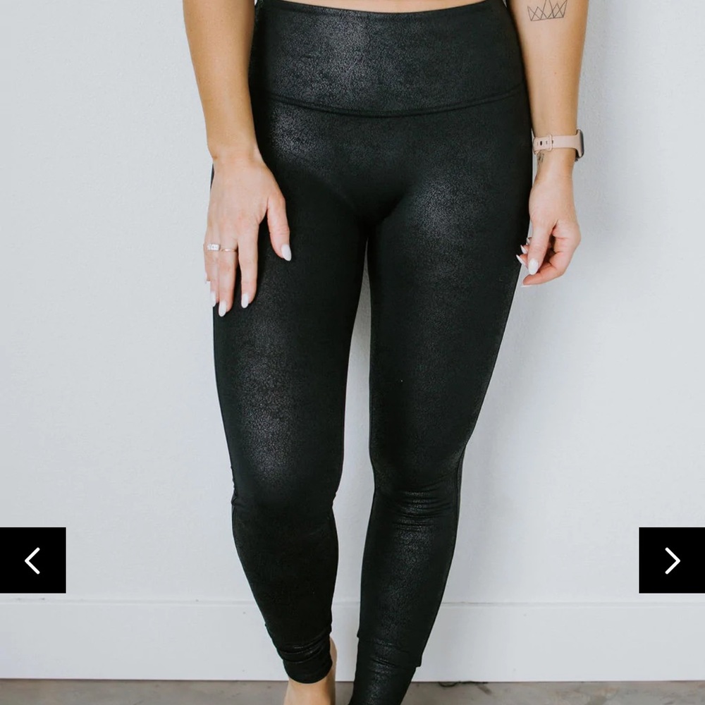 Chelsea DeBoer Faux Leather Leggings